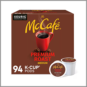 McCafe Medium Roast Coffee K-cups 94ct