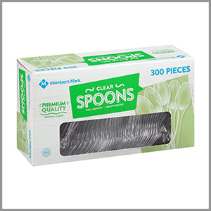 Member's Mark Clear Plastic Spoons 300ct