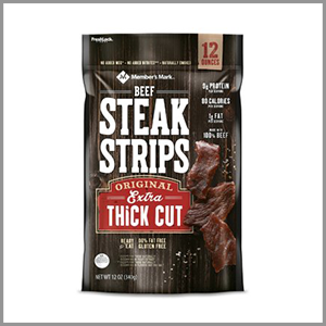 Member's Mark Beef Steak Strips Original Extra Thick Cut 12oz