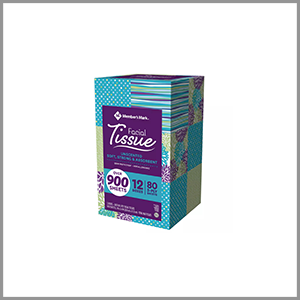 Member's Mark Facial Tissues 80ct x 12