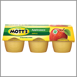 Mott's Applesauce Apple 6 x 4oz