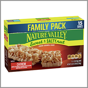 Nature Valley Sweet & Salty Cashew Granola Bars 6ct