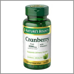 Nature's Bounty Cranberry Supplement 4200mg 120ct