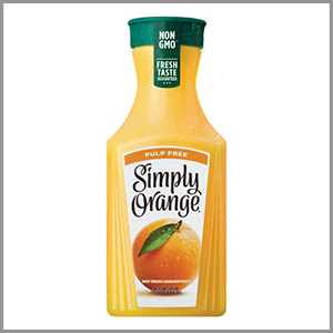 Simply Orange Pulp Free Juice 52oz