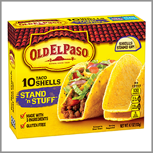 Old El Paso Stand 'N Stuff Taco Shells 10ct