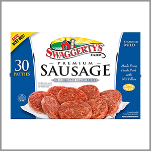 Swaggerty's Mild Sausage Patties 30ct