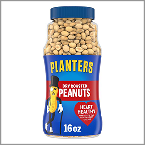 Planters Dry Roasted Peanuts 16oz