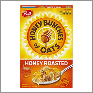 Post Honey Bunches of Oats Honey Roasted Cereal 18oz