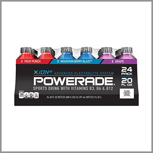 Powerade Variety Pack Sports Drinks 20oz x 24