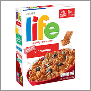 Quaker Cinnamon Life Cereal 13oz