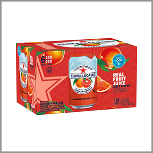 Sanpellegrino Sparkling Blood Orange Aranciata Rossa Beverage 6 Ct