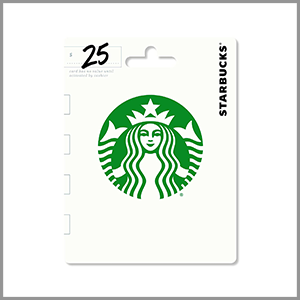 Starbucks Gift Card $25