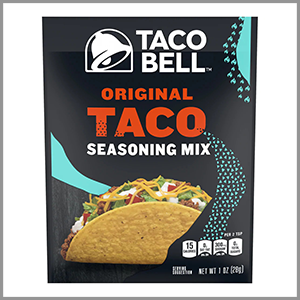 Taco Bell Original Taco Seasoning Mix 1oz