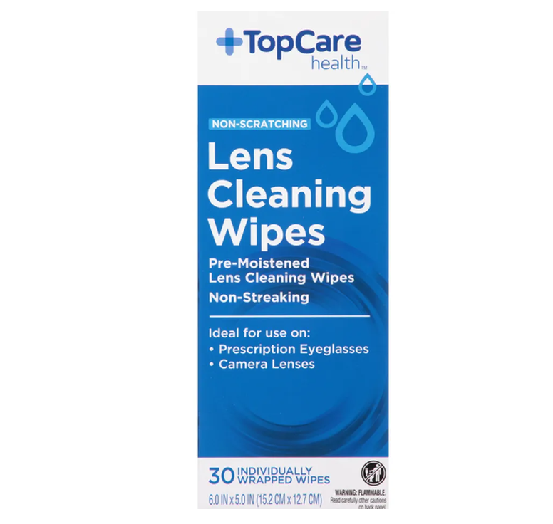 TopCare Lens Cleaning Wipes 30ct