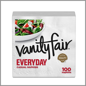 Vanity Fair Everyday Premium Napkins 100ct