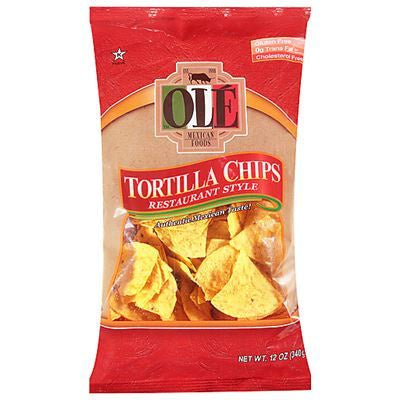 OLE Mexican Tortilla Chips 12once