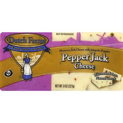 Dutch Farms Pepper Jack Cheese 8oz