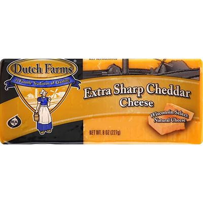 Dutch Farms Extra Sharp Cheddar Cheese 8oz